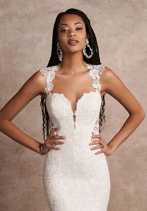 Lillian West 66227 Fit-and-Flare Wedding Dress