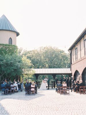 Outdoor Wedding Ceremony at Dover Hall Estate in Richmond, Virginia