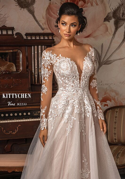 KITTYCHEN VENA, H2233 A-Line Wedding Dress - 4