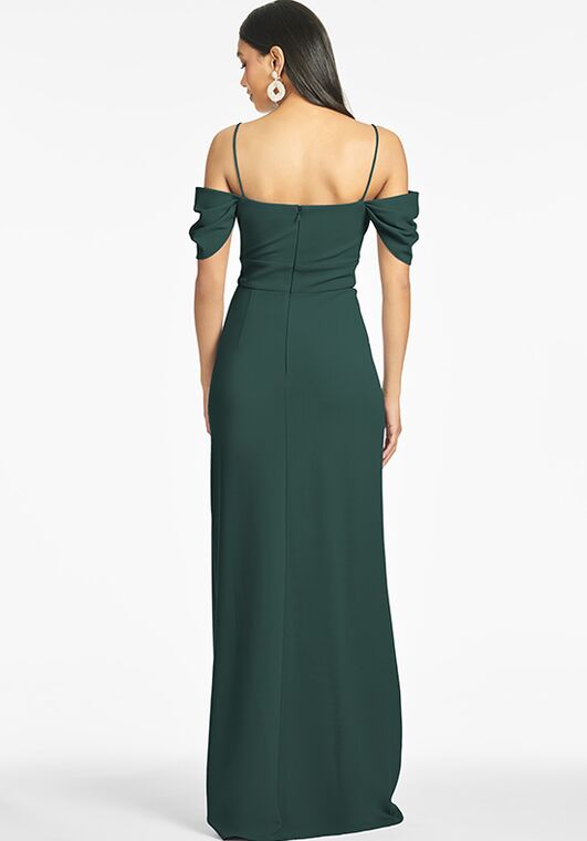 Sachin & Babi Brittany Gown - Emerald Sweetheart Bridesmaid Dress - 3