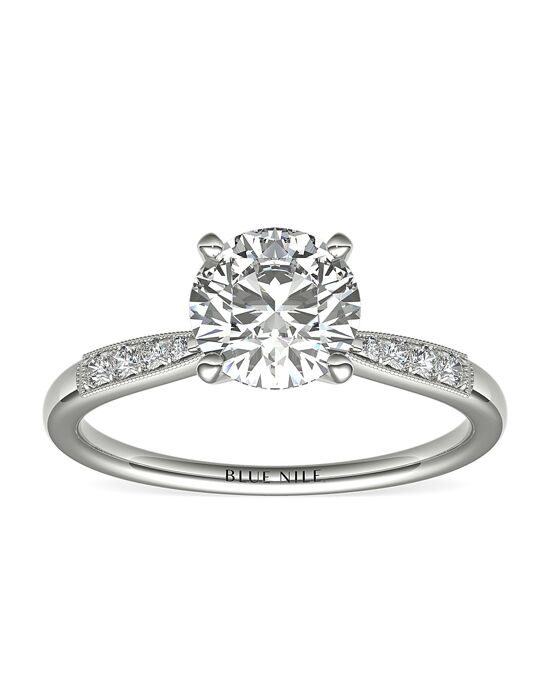Blue Nile Round Cut Engagement Ring - 1