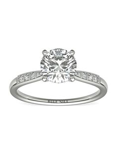 Blue Nile Round Cut Engagement Ring