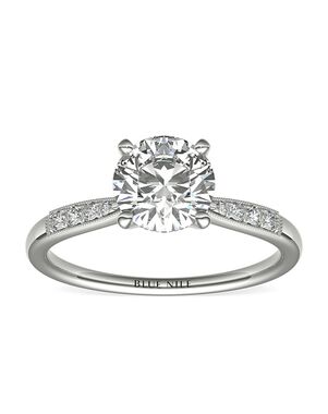 Blue Nile Round Cut Engagement Ring