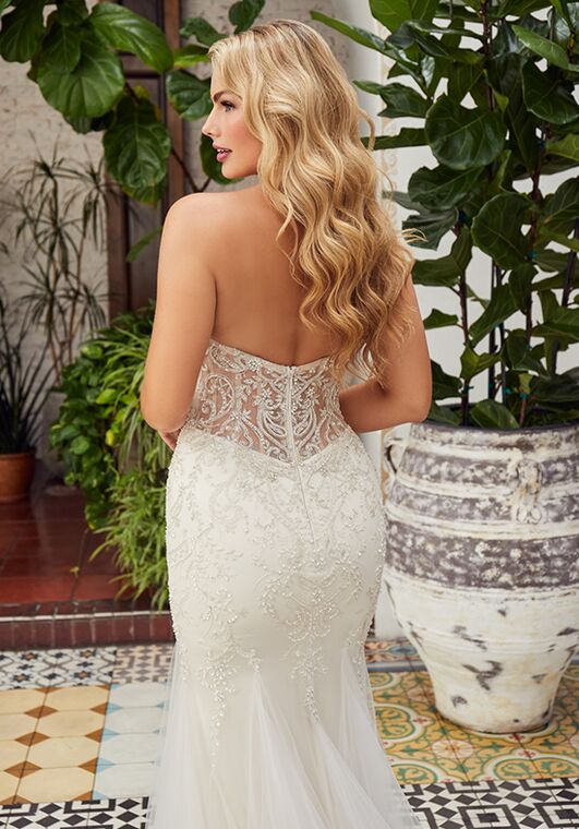 Beloved by Casablanca Bridal BL358 Amanda Mermaid Wedding Dress - 3