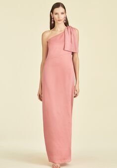 Sachin & Babi Chelsea Gown - Rouge One Shoulder Bridesmaid Dress