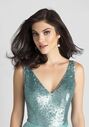 Allure Bridesmaids 1513 V-Neck Bridesmaid Dress - thumbnail - 2