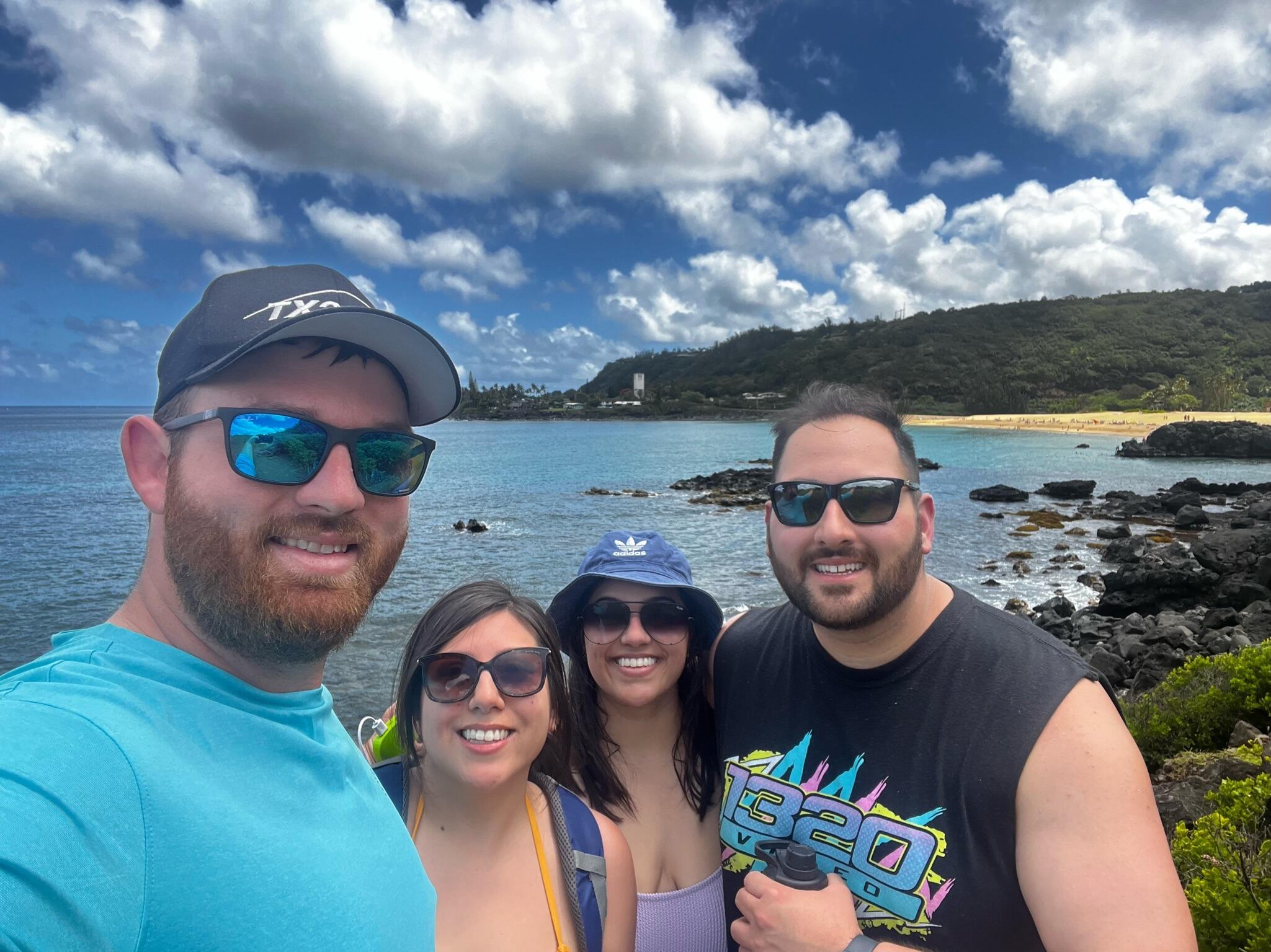 First Big Trip! In Hawaii with our besties.