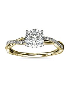 Blue Nile Round Cut Engagement Ring