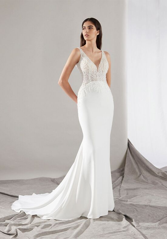 PRONOVIAS CLIN Mermaid and Trumpet Wedding Dress - 1