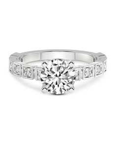 Friendly Diamonds Unique Princess, Asscher, Cushion, Emerald, Heart, Marquise, Pear, Radiant, Round, Oval Cut Engagement Ring