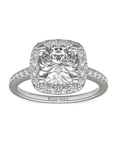Blue Nile Cushion Cut Engagement Ring