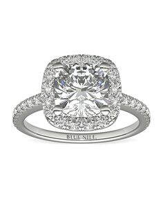 Blue Nile Cushion Cut Engagement Ring
