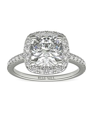 Blue Nile Cushion Cut Engagement Ring