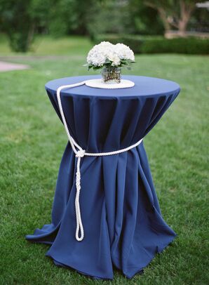 Sailing Line-Wrapped Cocktail Tables