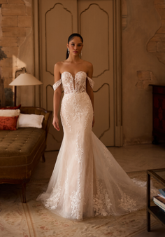 Moonlight Collection J6981 Mermaid and Trumpet Wedding Dress