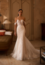 Moonlight Collection J6981 Mermaid and Trumpet Wedding Dress - thumbnail - 1