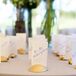 As a nod to the locale, Emily and Jason displayed their escort cards in gilded seashells. “I love watercolors, so we had watercolor artwork by Carly Martin of Clementine Studio integrated into our day-of items,” Emily says.
