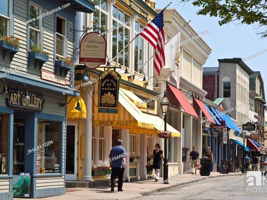 Picture of Thames Street Newport RI 
