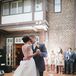 The couple chose a very nontraditional song for their first dance: Hey HO from the Lumineers. I still listen to it all the time and have it as my ringtone for John now, says Amy.