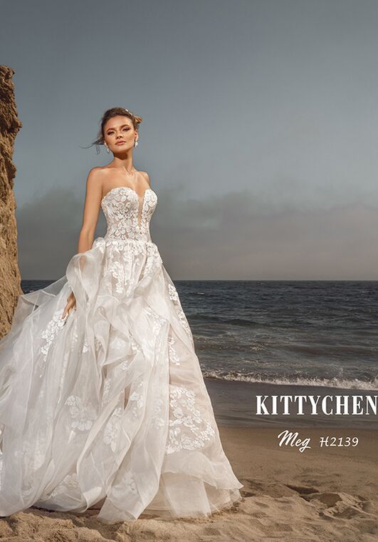 KITTY CHEN MEG, H2139 Ball Gown Wedding Dress - 5