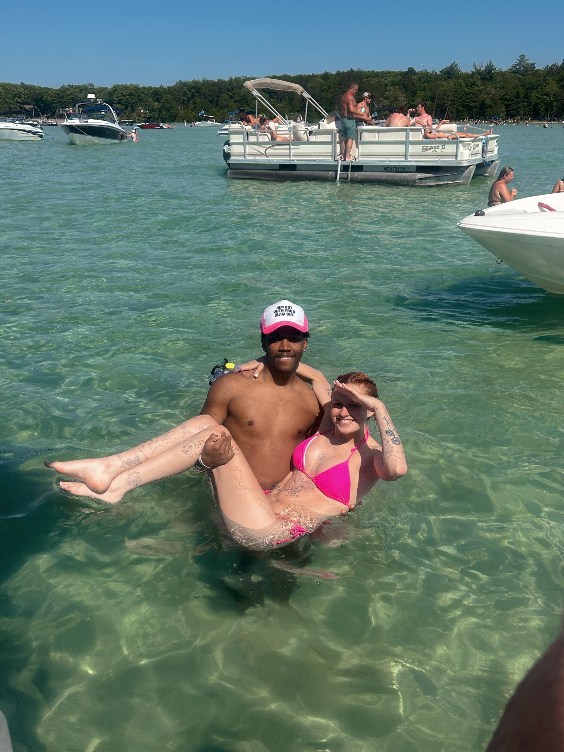 first boat trip