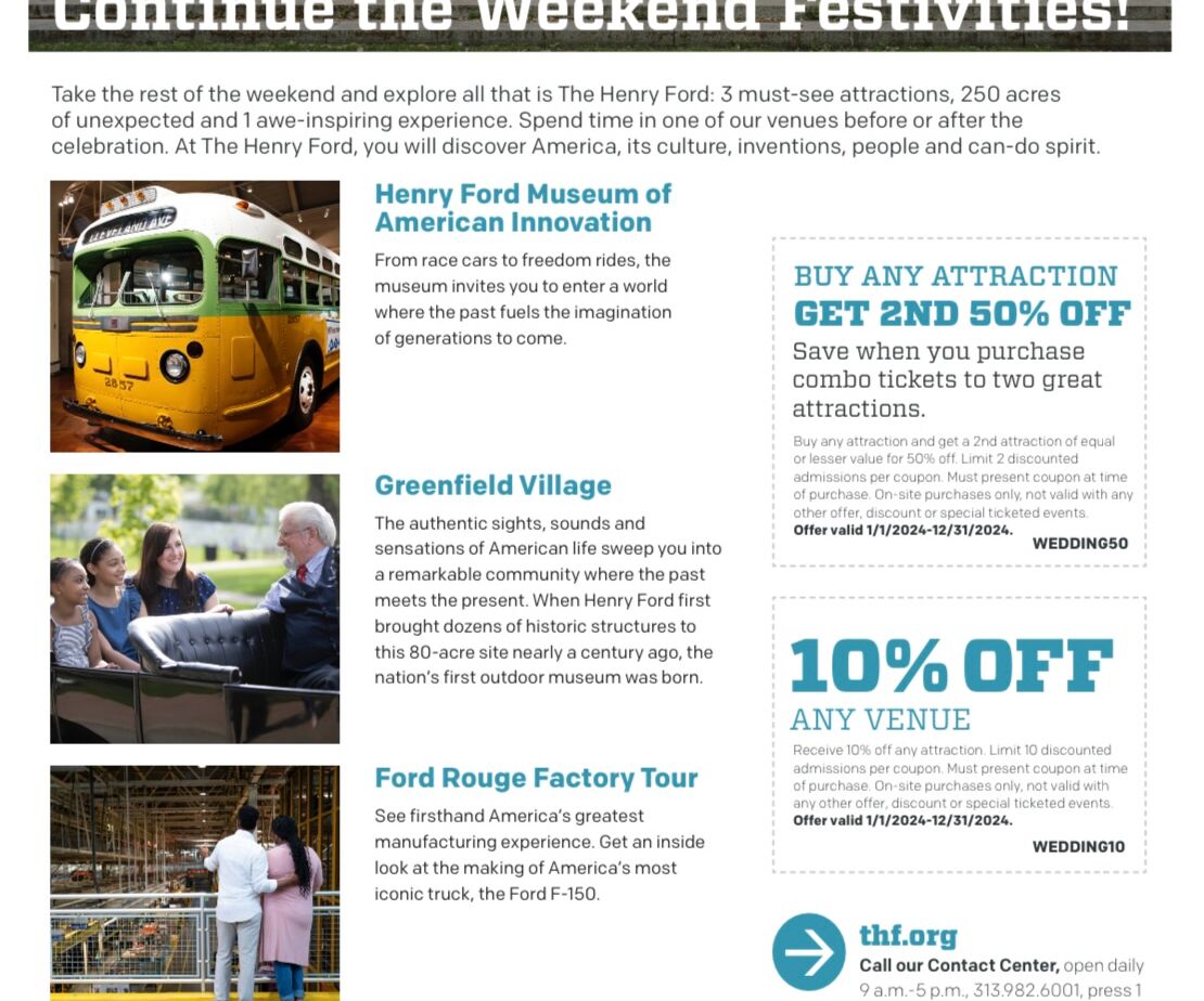 Picture of Henry Ford Museum and/or Greenfield Village Discount