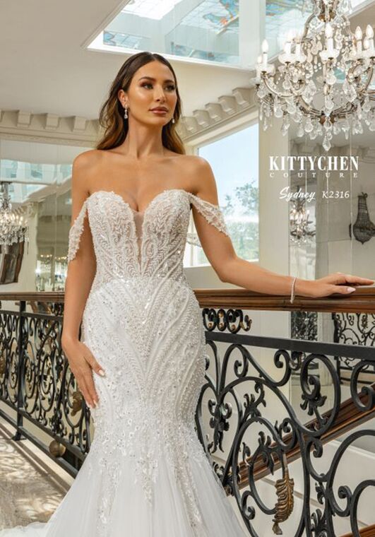 KITTYCHEN Couture SYDNEY, K2316 Mermaid and Trumpet Wedding Dress - 5