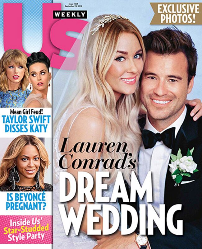 Lauren Conrad wedding photos Us Weekly