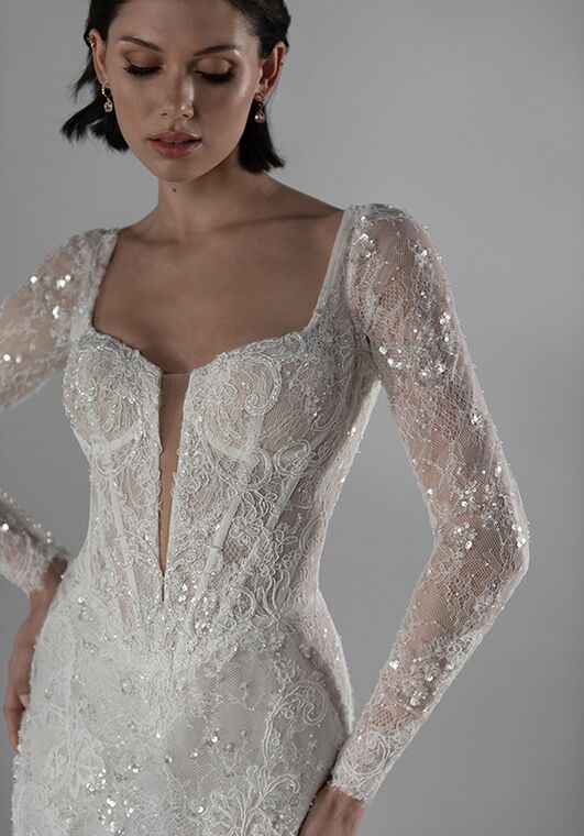Martina Liana Luxe LE1405 Column Wedding Dress - 5