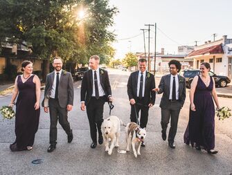 Bridesman and groomsmen 