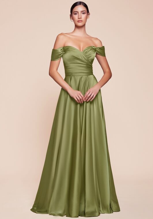 Ladivine 7493 Off the Shoulder Bridesmaid Dress - 5