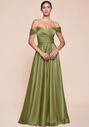 Ladivine 7493 Off the Shoulder Bridesmaid Dress - thumbnail - 5