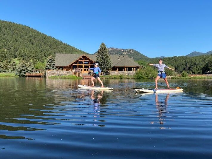 Picture of Paddle Boarding on Evergreen Lake