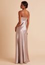 Birdy Grey Lisa Long Dress in Taupe Scoop Bridesmaid Dress - thumbnail - 3