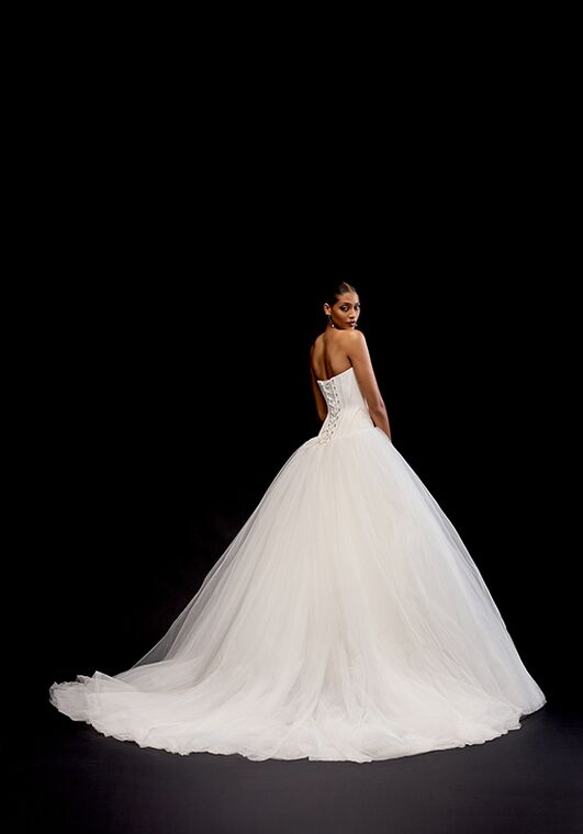 Justin Alexander Signature Rhiannon Ball Gown Wedding Dress - 4