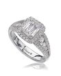 Christopher Designs Classic Emerald Cut Engagement Ring - thumbnail - 1