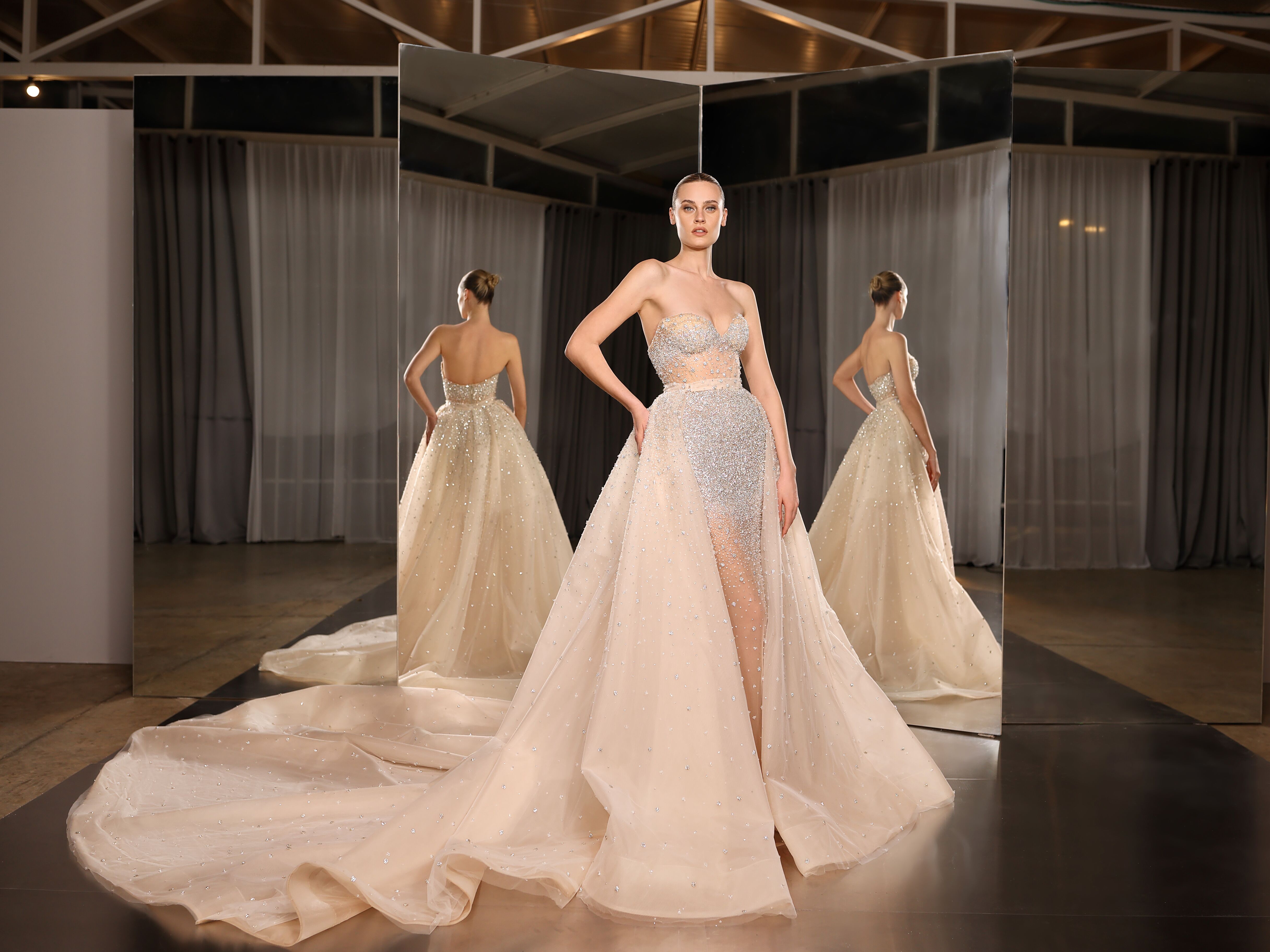 The 7 Most Common Wedding Dress Train Lengths & Types