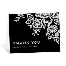 Lace Thank You Card by Vera Wang