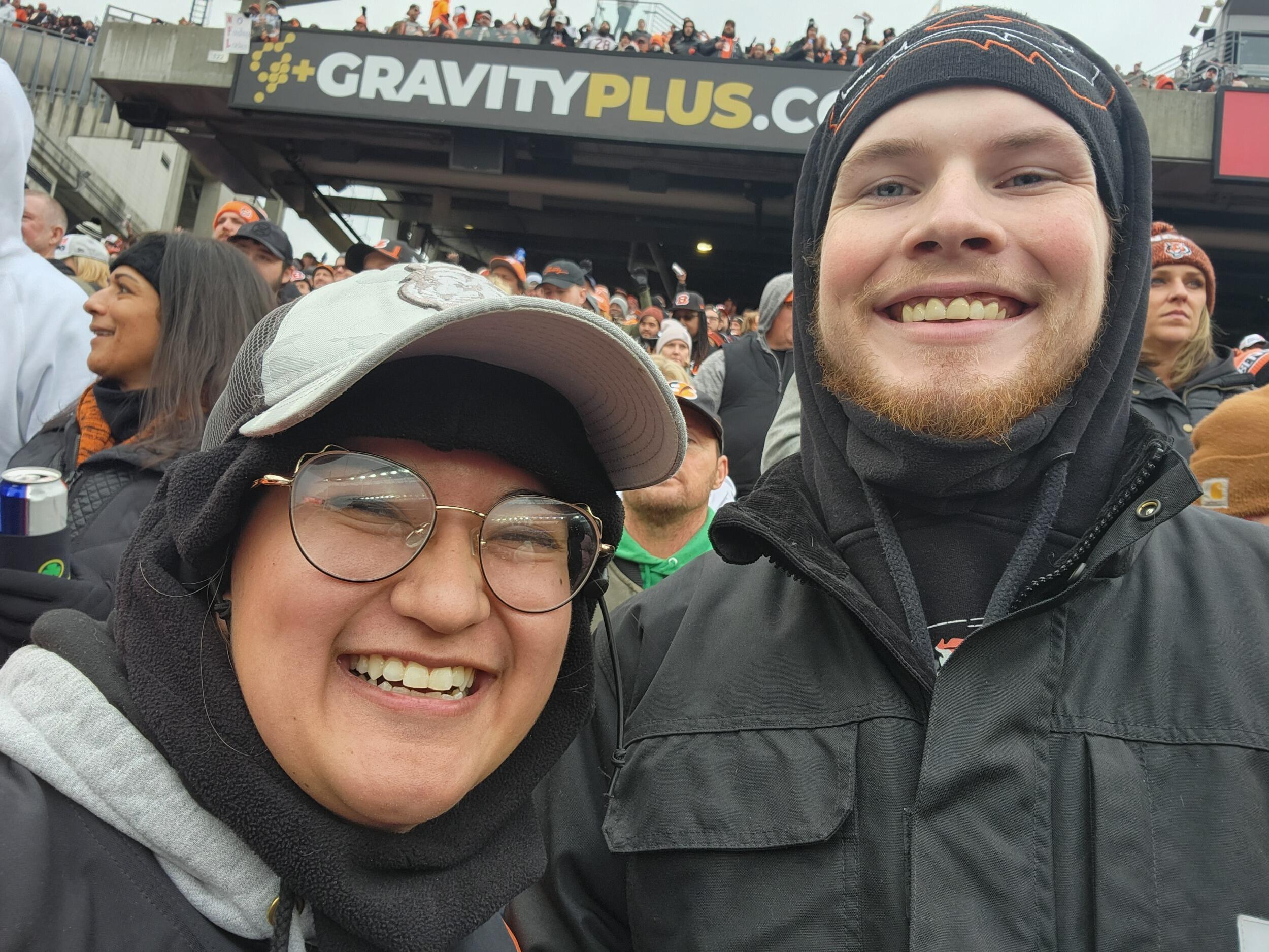 ANOTHER Bengals Game! Browns v Bengals with Sophie and Dimitri. We actually went to a lot of Bengals Games in 2022 since Greg and Garrett had Season Tickets!