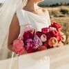 A Vibrant Pink-and-Black Color Palette Added Whimsy to This Midway, Utah, Wedding at River Bottoms Ranch