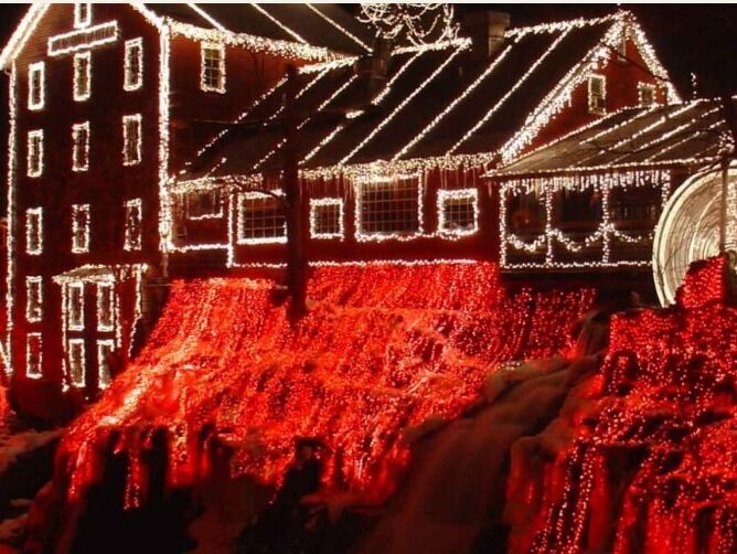 Picture of Historic Clifton Mill Christmas Lights