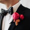 A Vibrant Pink-and-Black Color Palette Added Whimsy to This Midway, Utah, Wedding at River Bottoms Ranch
