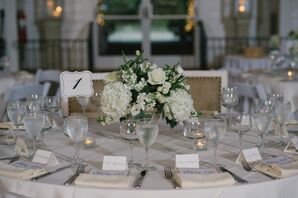White Reception Dining Table