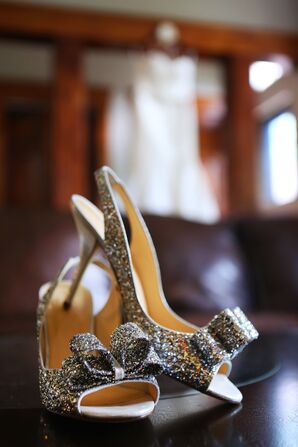 Silver Sparkly Kate Spade Shoes