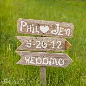 Painted Wood Sign