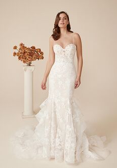 Justin Alexander Desiree Fit-and-Flare Wedding Dress