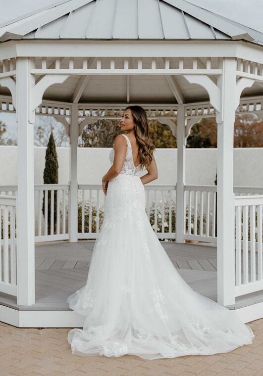 Stella York 7630 Fit-and-Flare Wedding Dress - 5