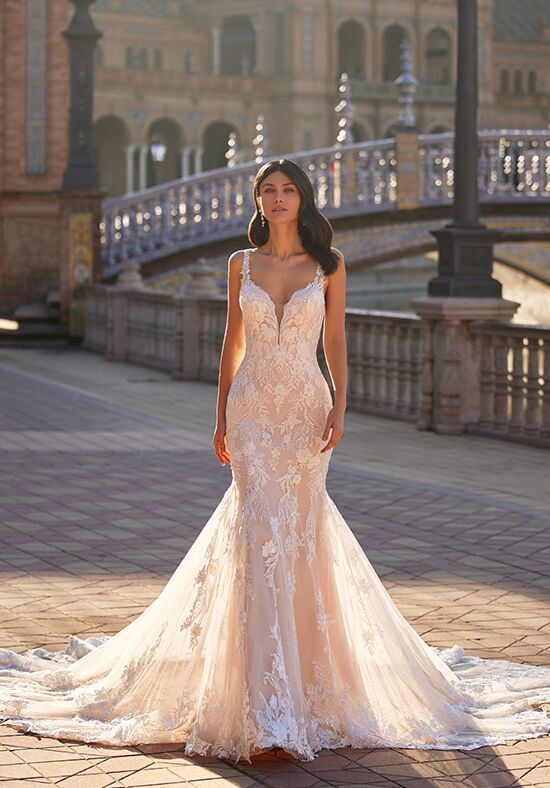 Moonlight Couture H1549A Mermaid Wedding Dress - 1