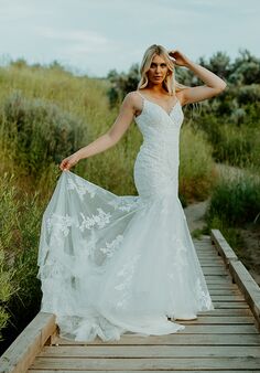 Stella York 7650 Fit-and-Flare Wedding Dress
