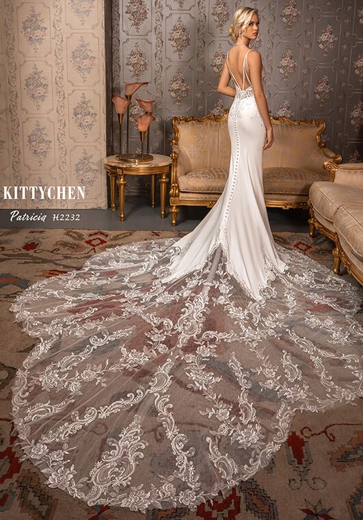 KITTYCHEN PATRICIA, H2232 Fit-and-Flare Wedding Dress - 3